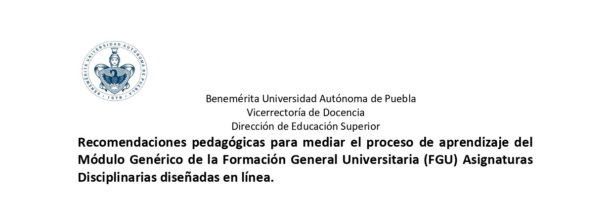 Recomendaciones Pedagógicas para FGU