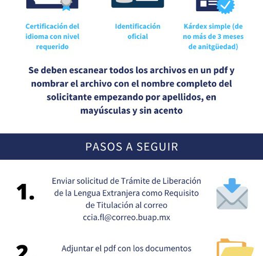 Pasos para la acreditación de una segunda lengua para titulación