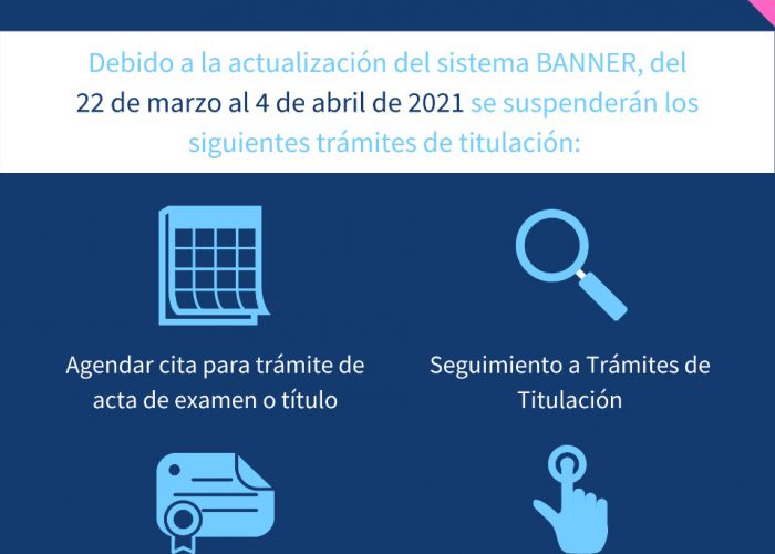 AVISO Actualización sistema BANNER