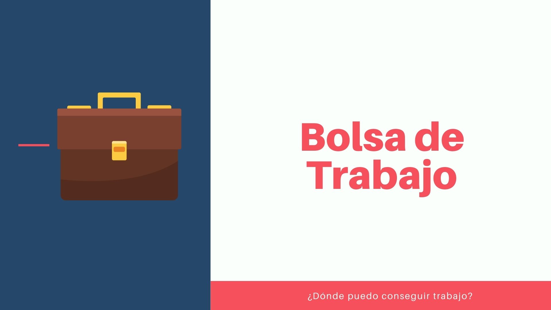 Bolsas de trabajo en línea