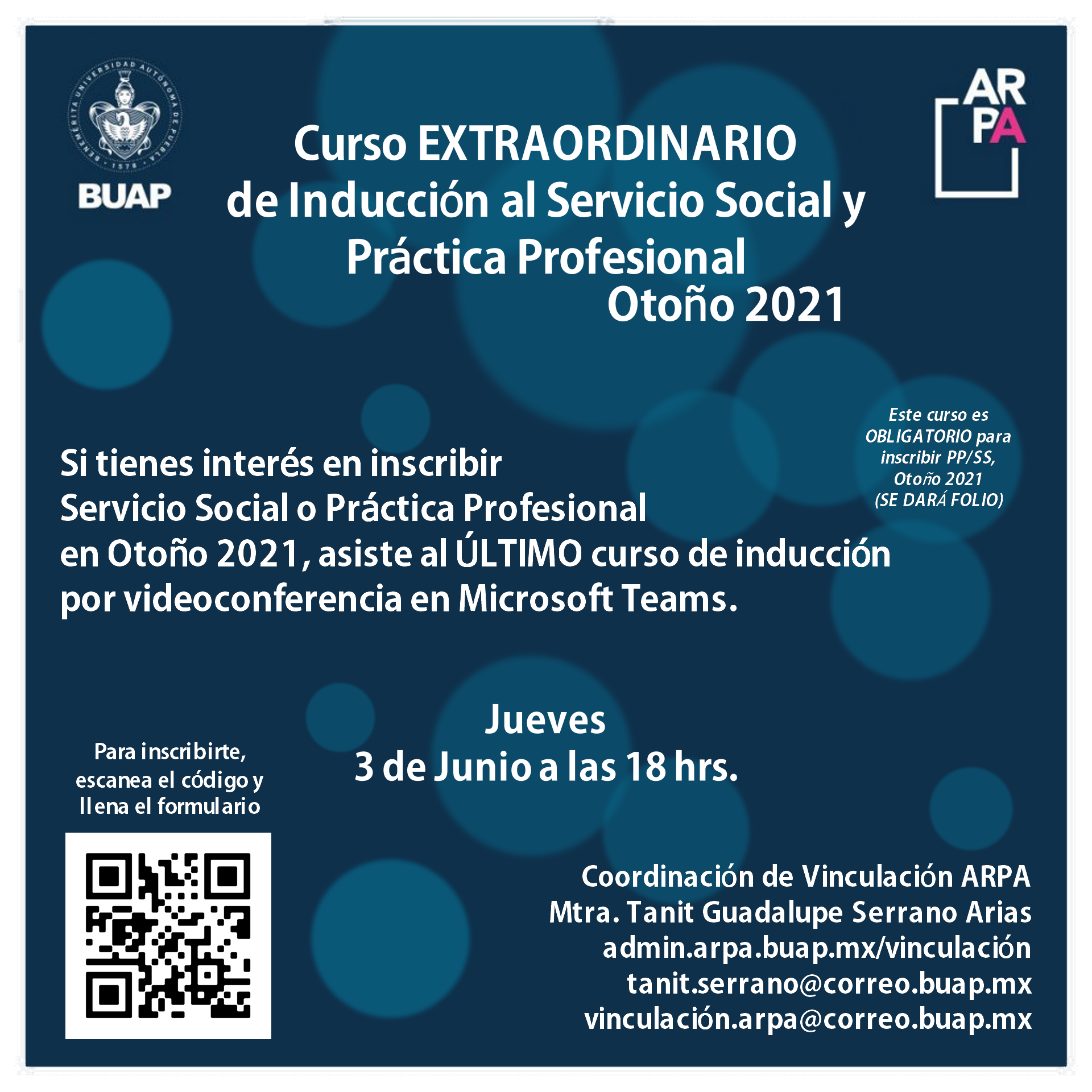 CURSO DE INDUCCIÓN AL SS Y PP, OTOÑO 21 (EXTRAORDINARIO)